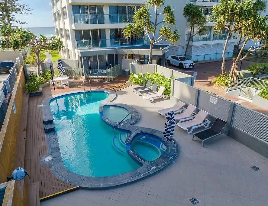 Absolute Beachfront Apartment 3B Pool Spa Gold Coast Australia